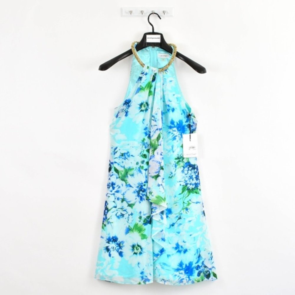 Calvin Klein Women's Embellished Shift Dress Size